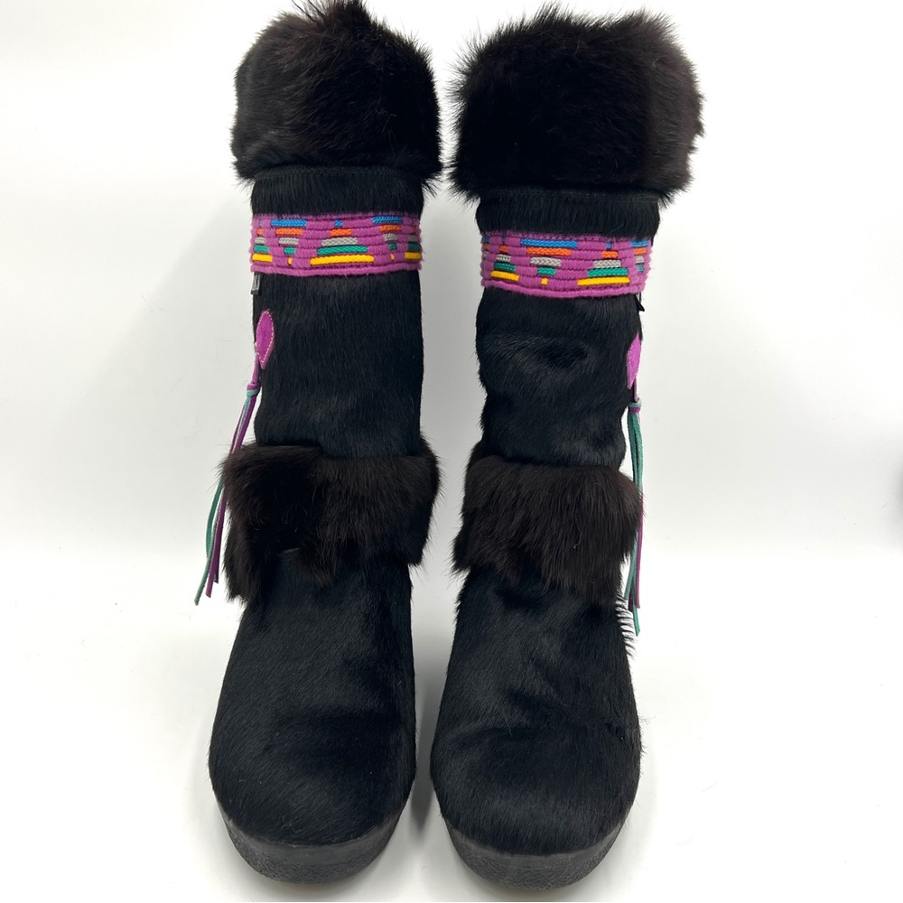Tecnica Italian Apres Skandia Fur Ski Winter Boots Womens EU 41 Size 9 - Picture 2 of 15